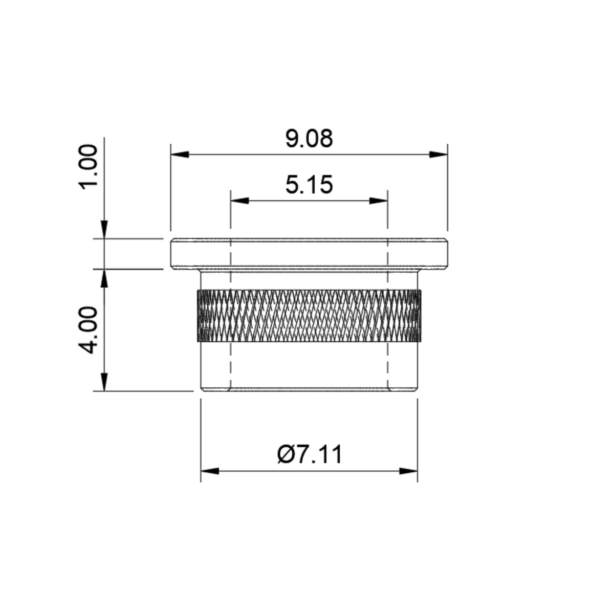 Flanged Compression Limiter - M4x4.0