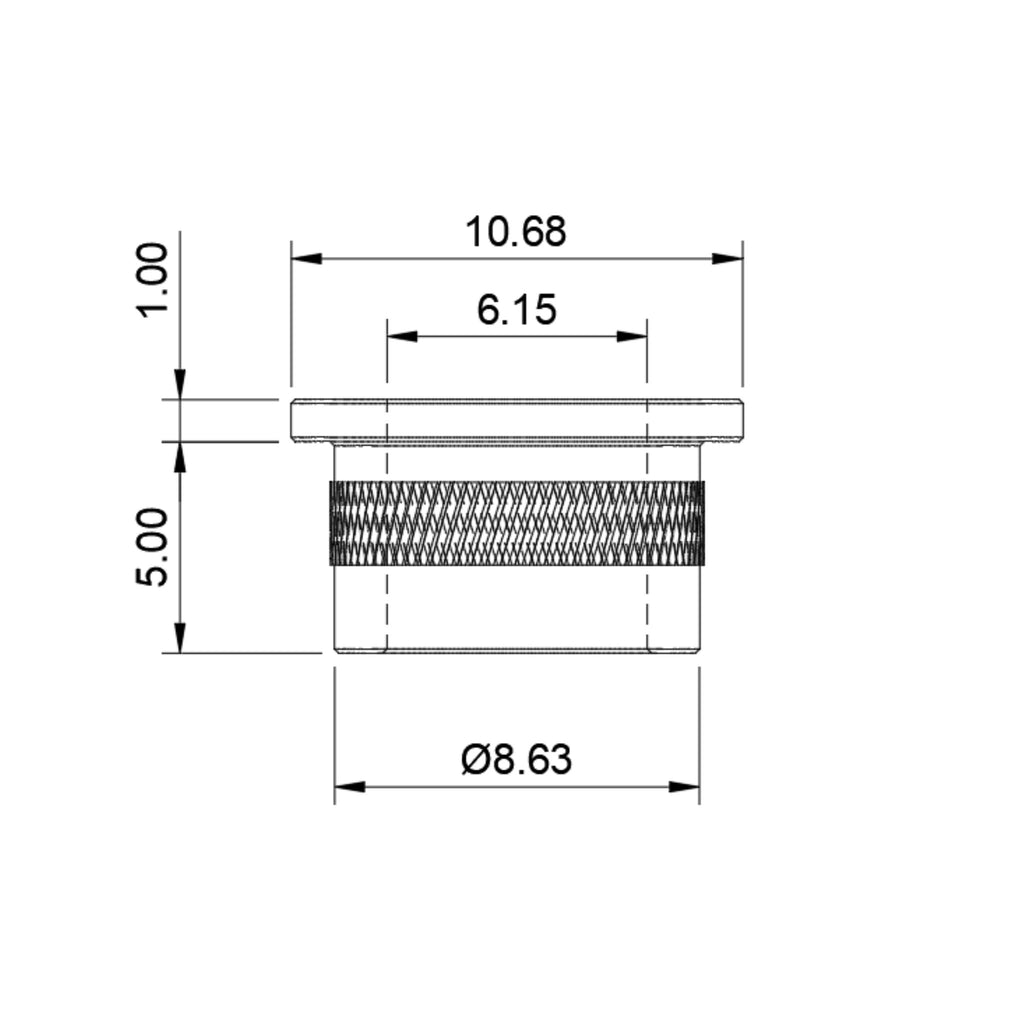 Flanged Compression Limiter - M5x5.0
