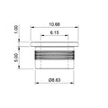 Flanged Compression Limiter - M5x5.0