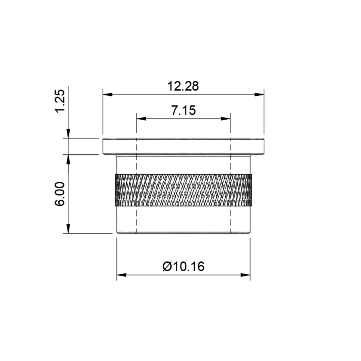 Flanged Compression Limiter - M6x6.0