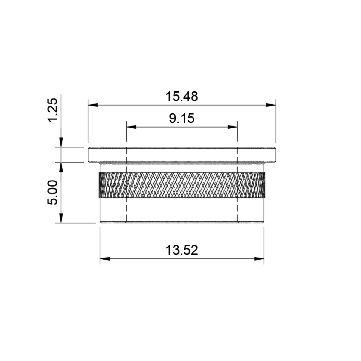 Flanged Compression Limiter - M8x5.0