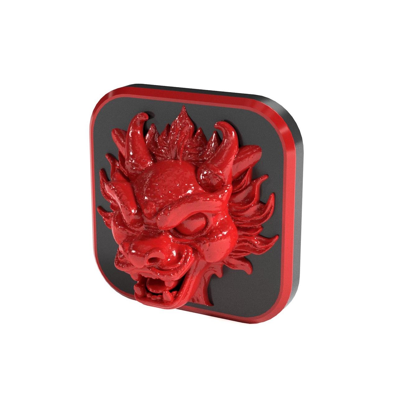 Chinese Dragon Trophy Hitch Cover
