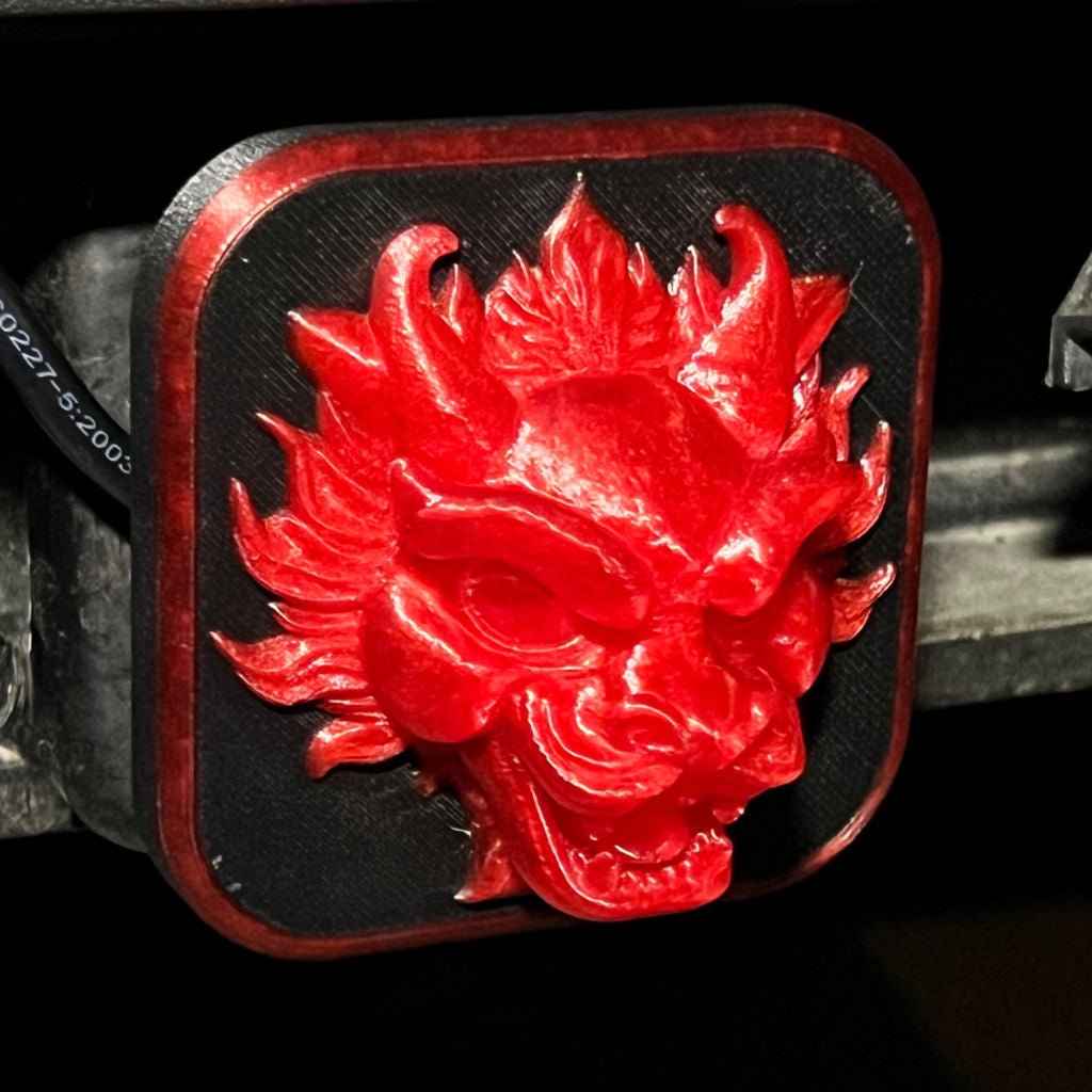 Chinese Dragon Trophy Hitch Cover
