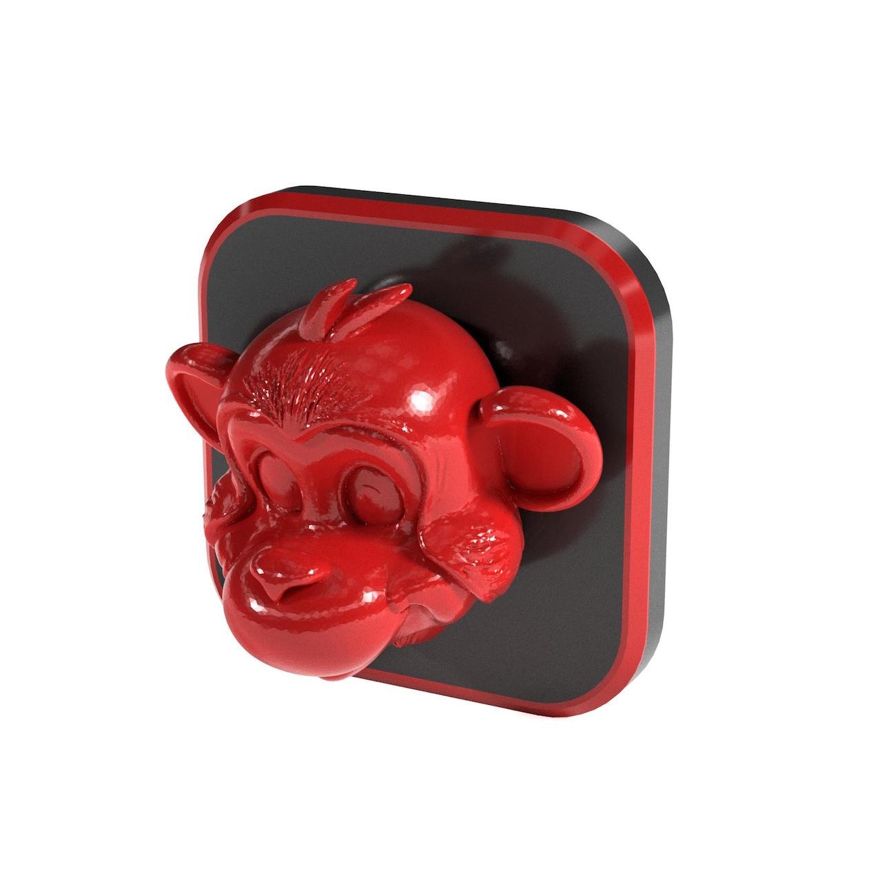 Monkey Trophy Hitch Cover