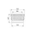 Quik-Tek Threaded Insert - M4x4.0